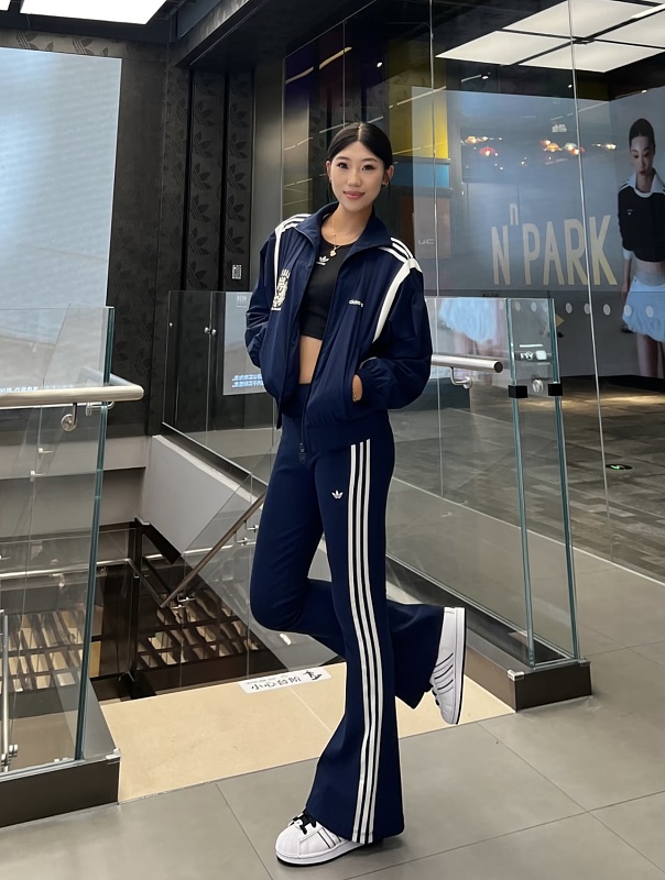 Adidas Trefoil Three Stripe Flare Leggings 2