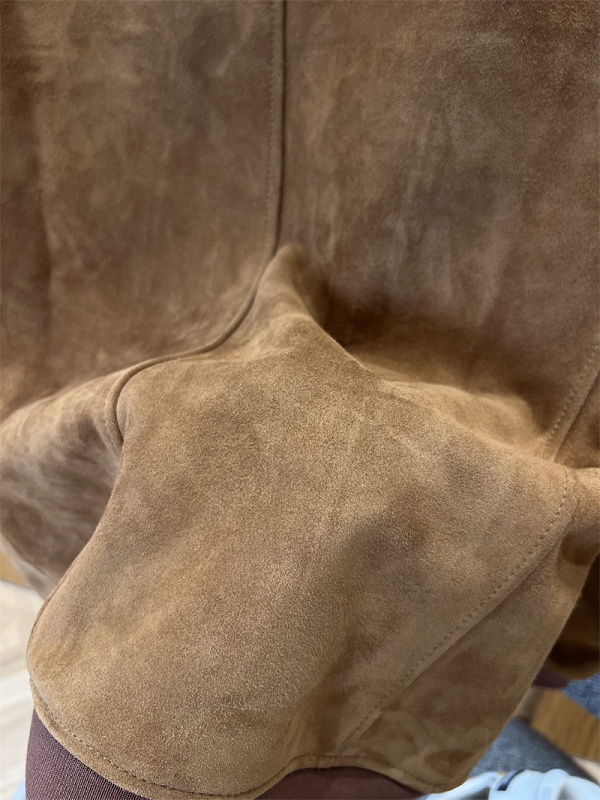 Fur Collar Pocket Leather Jacket · 3