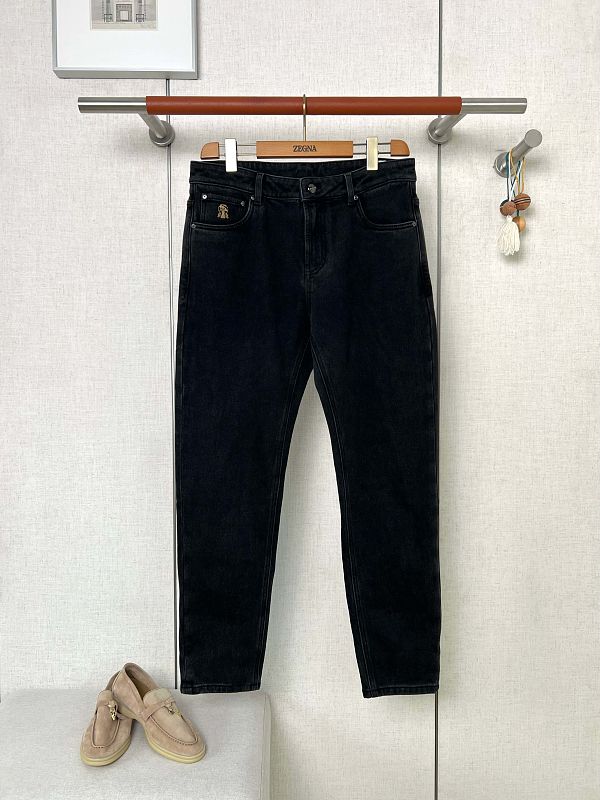 Slim-Fit Denim Pants · 3