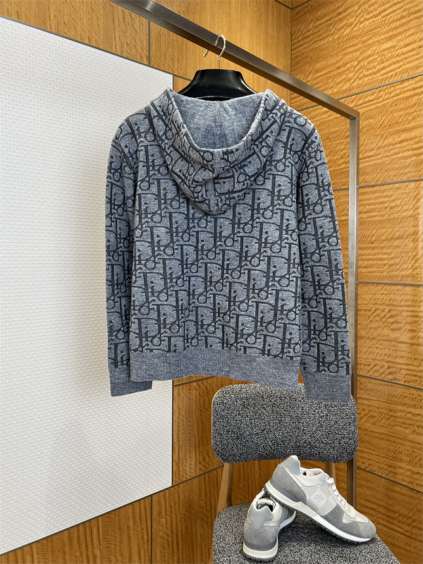 Hooded Zip Knit Jacket 7
