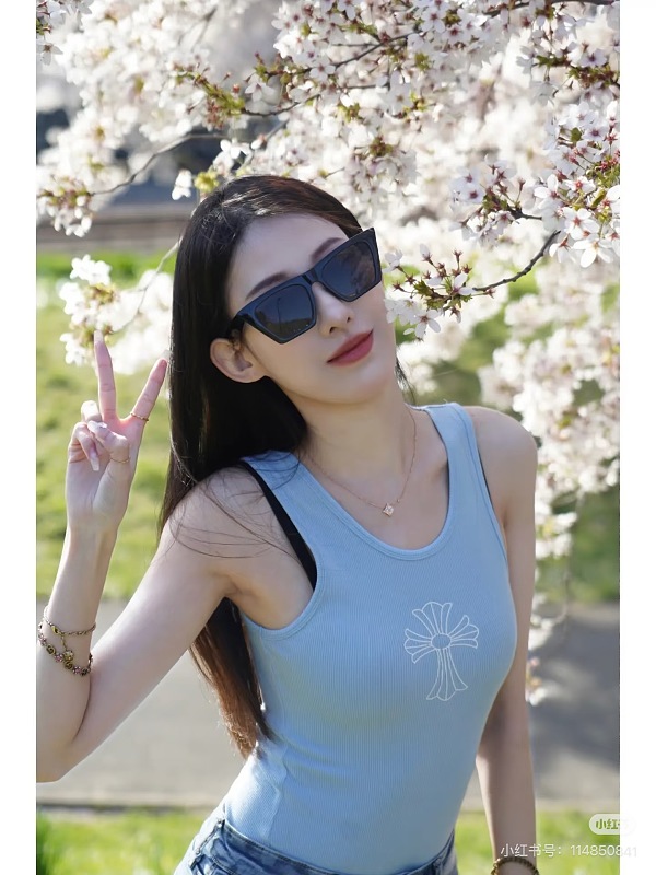 Chrome Hearts Spring Tank Top · Sky Blue 6