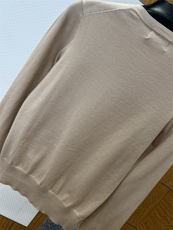 Embroidered Crew Neck Cardigan · 6