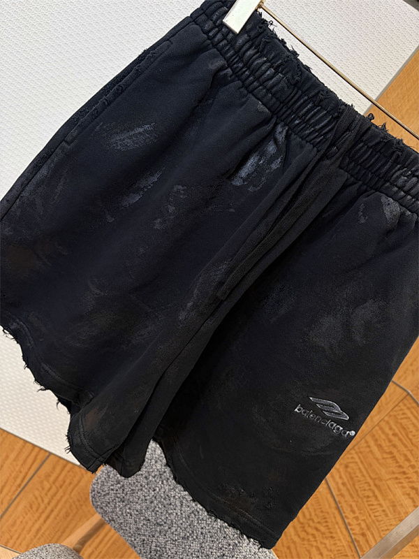 AF-526-旧毛边抽绳短裤 · 6