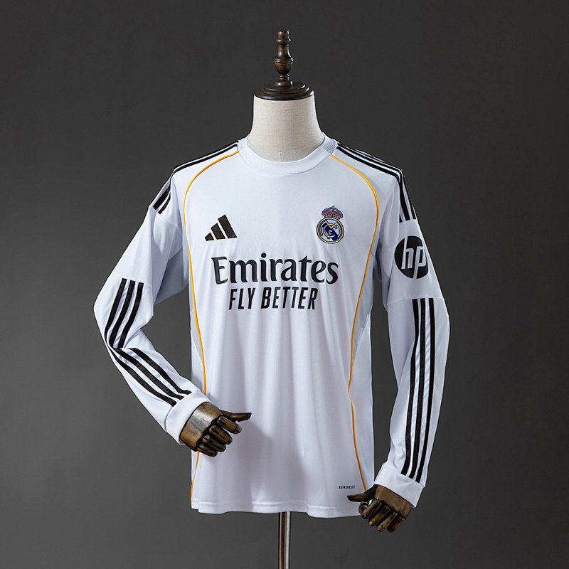 wanban-Madrid 25/26 Home Long Sleeve Jersey 2