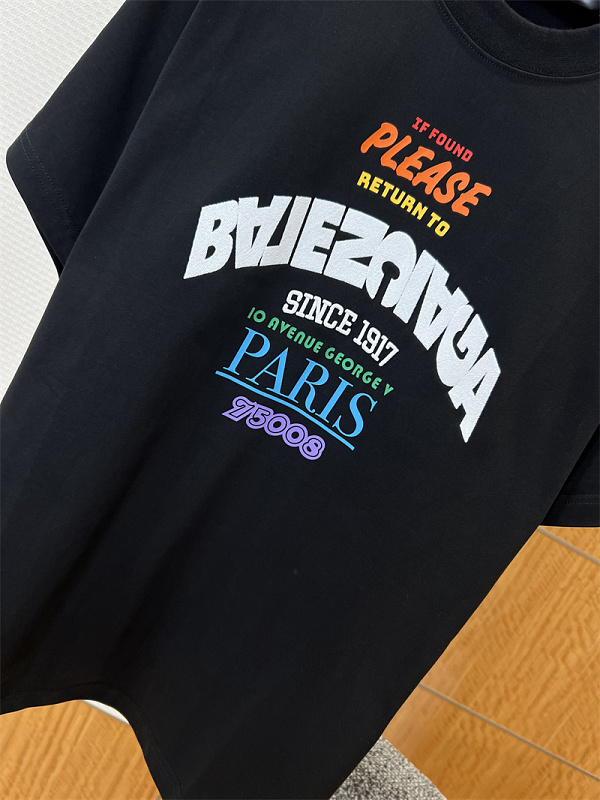 Embroidery Print Short Sleeve T-Shirt 4