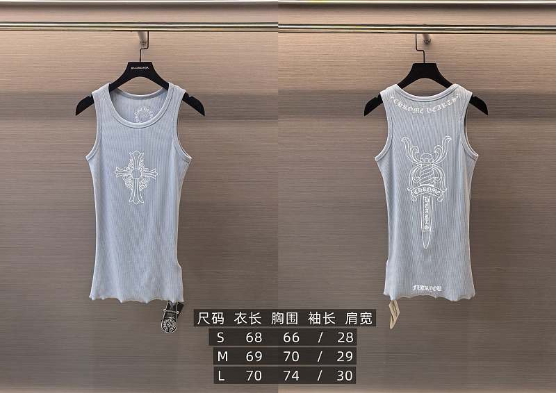 Chrome Hearts Spring Tank Top · Sky Blue 3