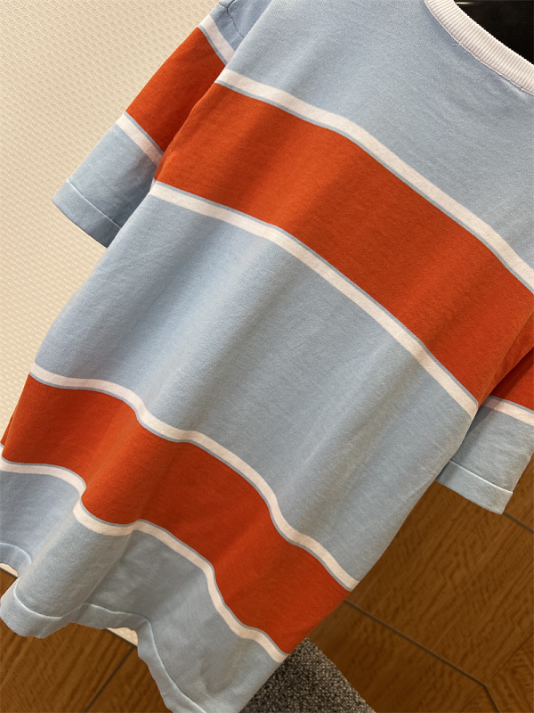 Striped Short Sleeve T-Shirt · 4