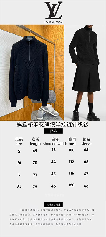 Cable Knit Half Zip Sweater