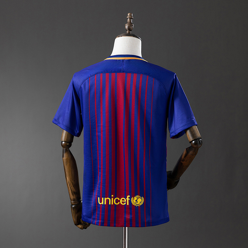 wanban-Barcelona 17/18 Home Retro Jersey · 2
