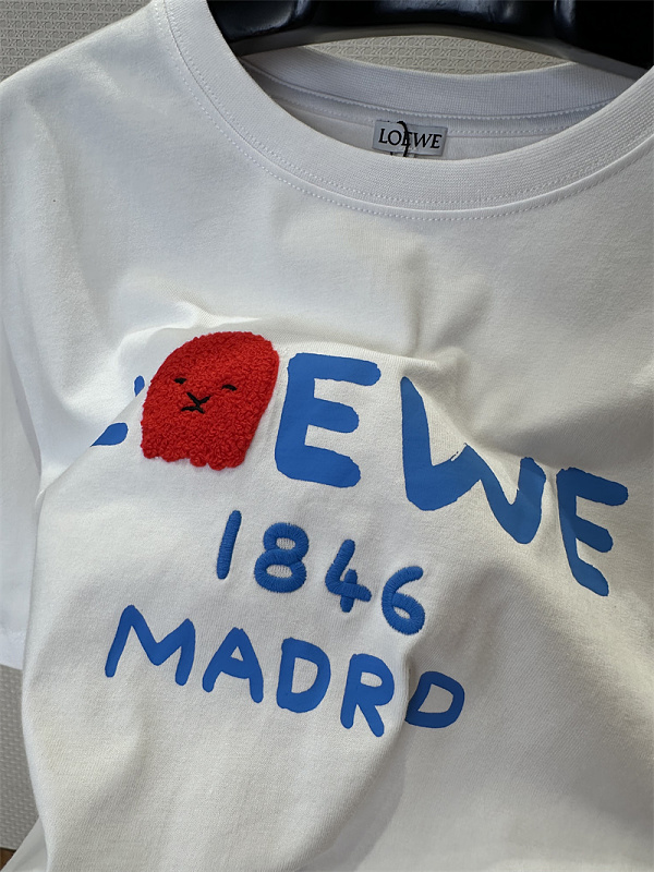 Fun Letter Cartoon Embroidery Short Sleeve Tee · 6