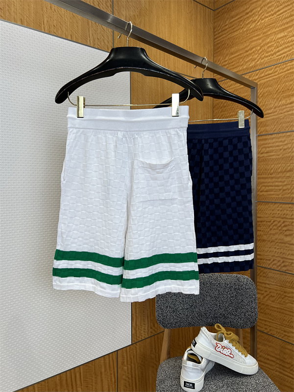 Checkerboard Jacquard Casual Shorts · 6