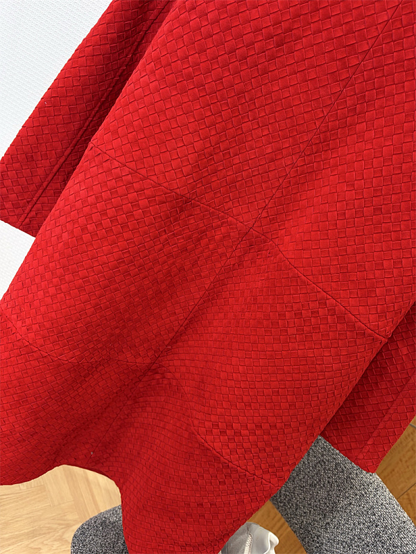 Collared Knit Mid-Length Coat · 4