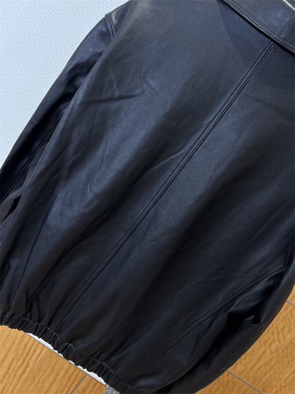 Collared Leather Jacket · 4