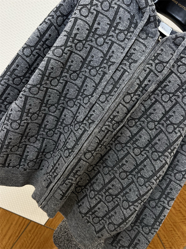 Hooded Zip Knit Jacket 5