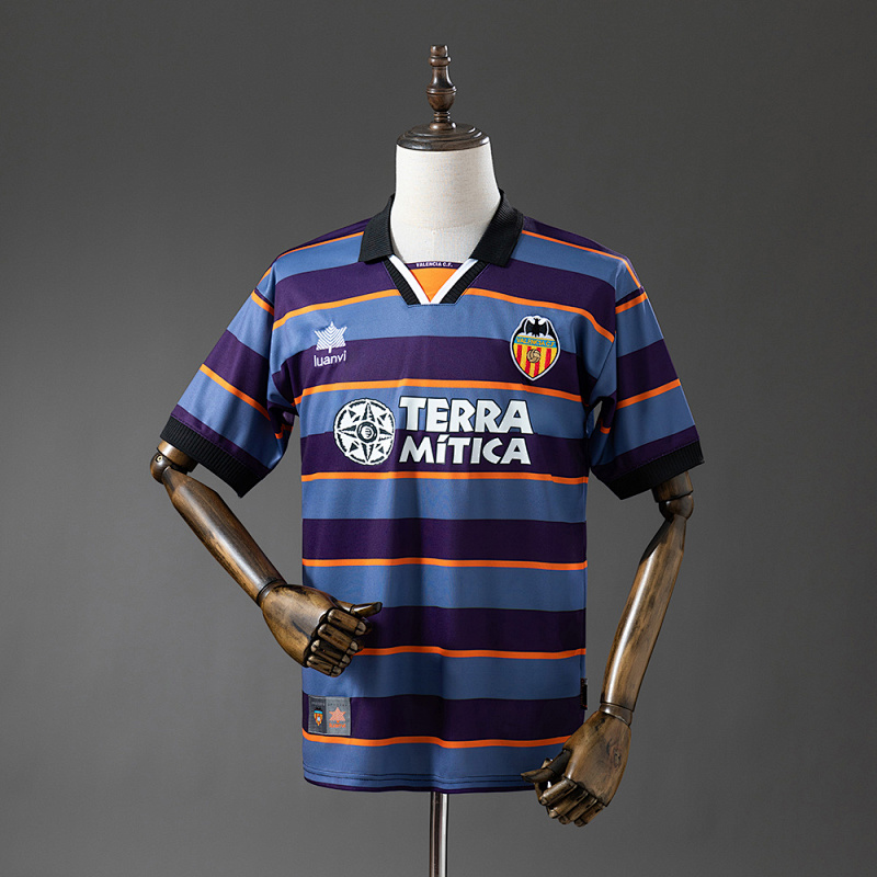 wanban-Valencia 99/00 Third Away Retro Jersey · 3