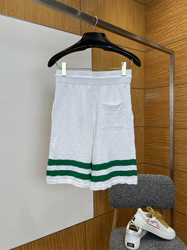 Checkerboard Jacquard Casual Shorts · 3