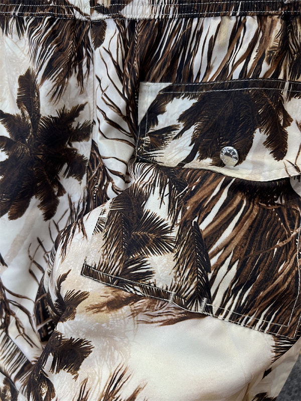 Palm Print Beach Shorts · 3