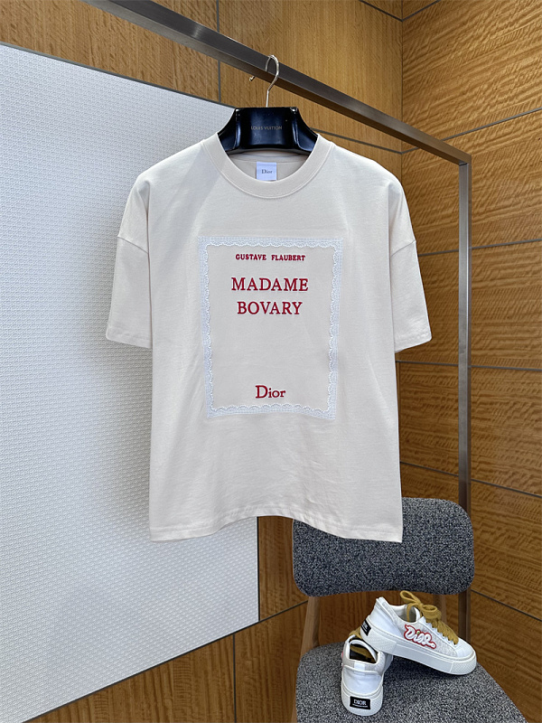 Lace Border Embroidery Short Sleeve T-Shirt · 4