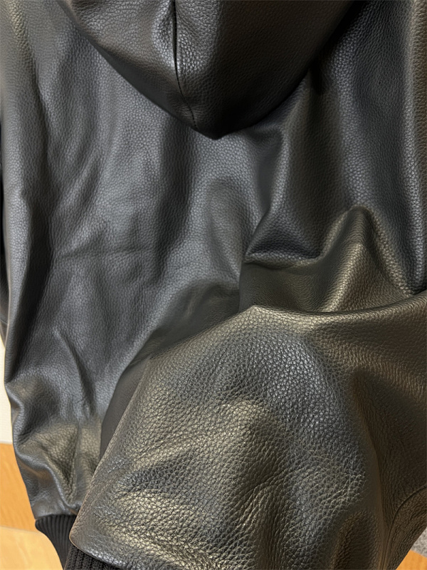 Dark Style Hooded Leather Jacket · 3