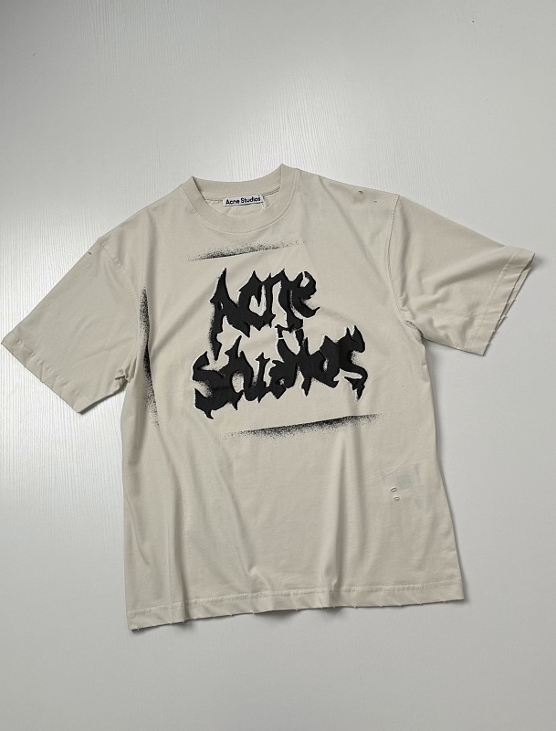 Letter Distressed Short Sleeve T-Shirt 8