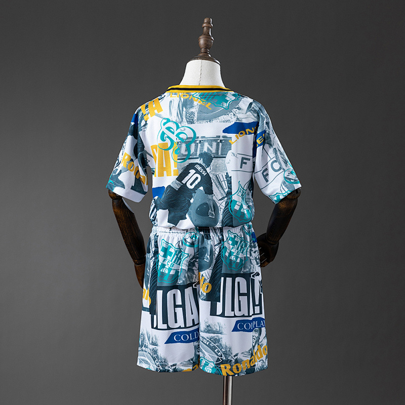 wanban-Barcelona 25/26 Legendary Player Special Edition Full Kids Kit Jersey Size16-18