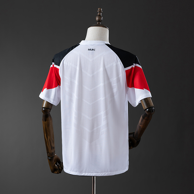 wanban-M-U 2010/11 Away Champions League Version Retro Jersey 2