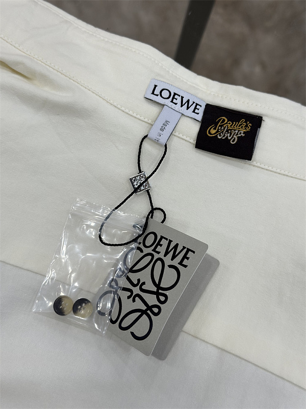 Embroidered Logo Relaxed Long Sleeve Shirt 6