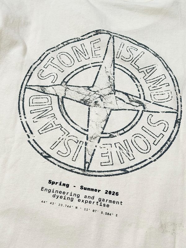 Burst Compass Print Short Sleeve T-Shirt 2
