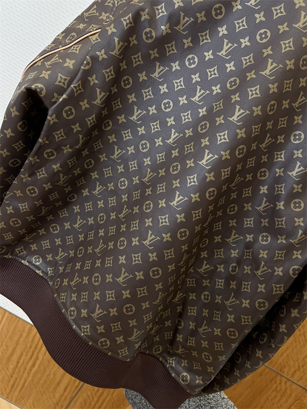 Monogram Leather Jacket · 4