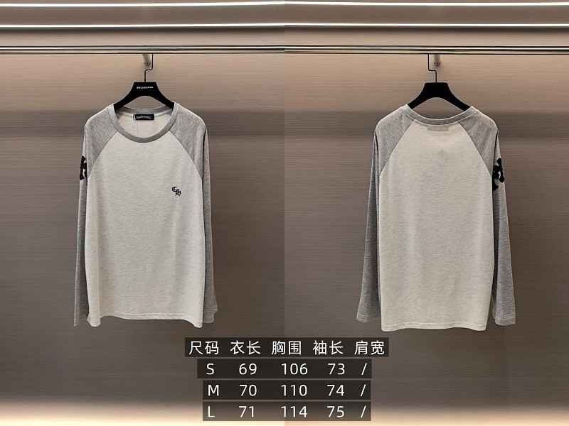 Chrome Hearts Leather Embroidered Long Sleeve