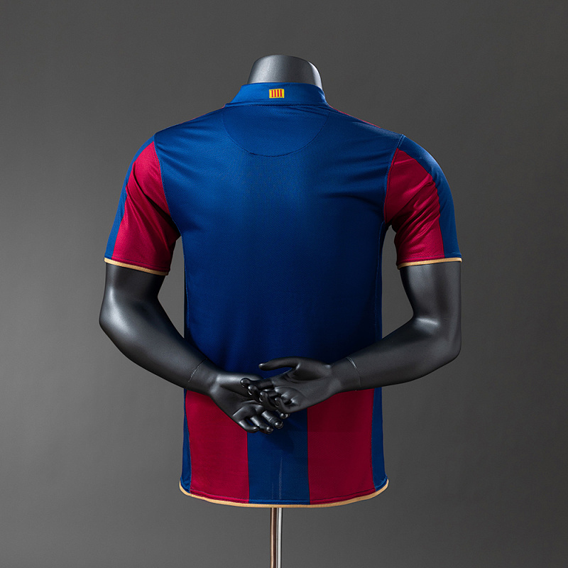 wanban-Barcelona 07/08 Player Version Retro Home Jersey · 2