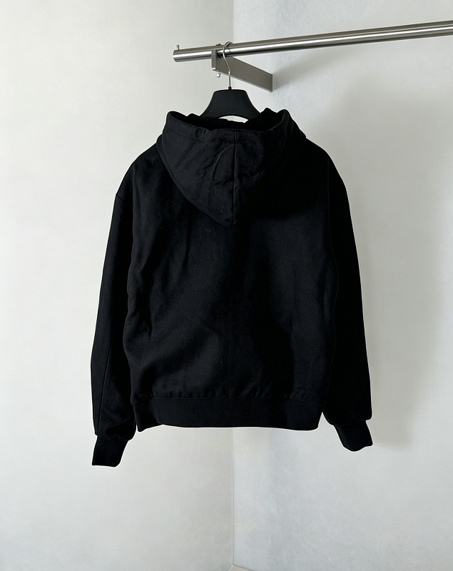 Wool Blend Hooded Zip Jacket 12