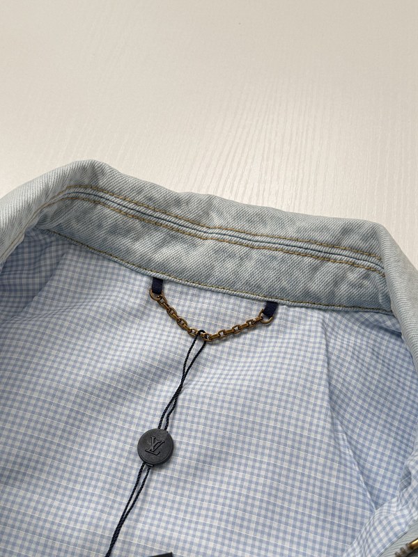 Embroidered Zip Denim Jacket 8