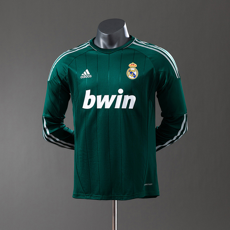 wanban-Real Madrid 12/13 Third Away Long Sleeve Player Version Retro Jersey · 2