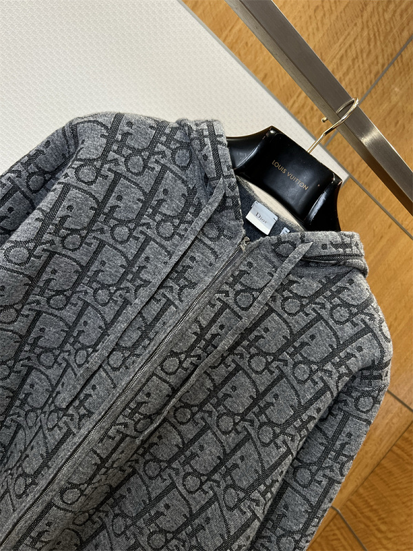 Hooded Zip Knit Jacket 6