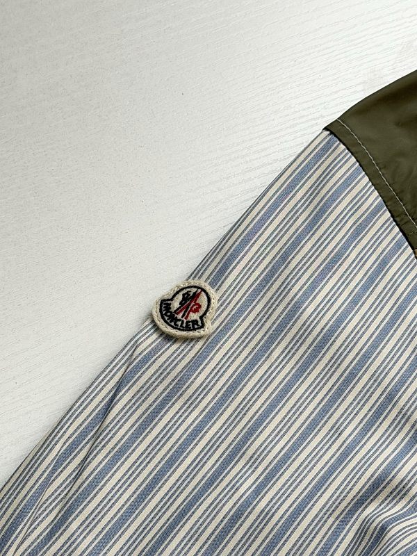 Color-Block Stripe Cotton Workwear Shirt · 5