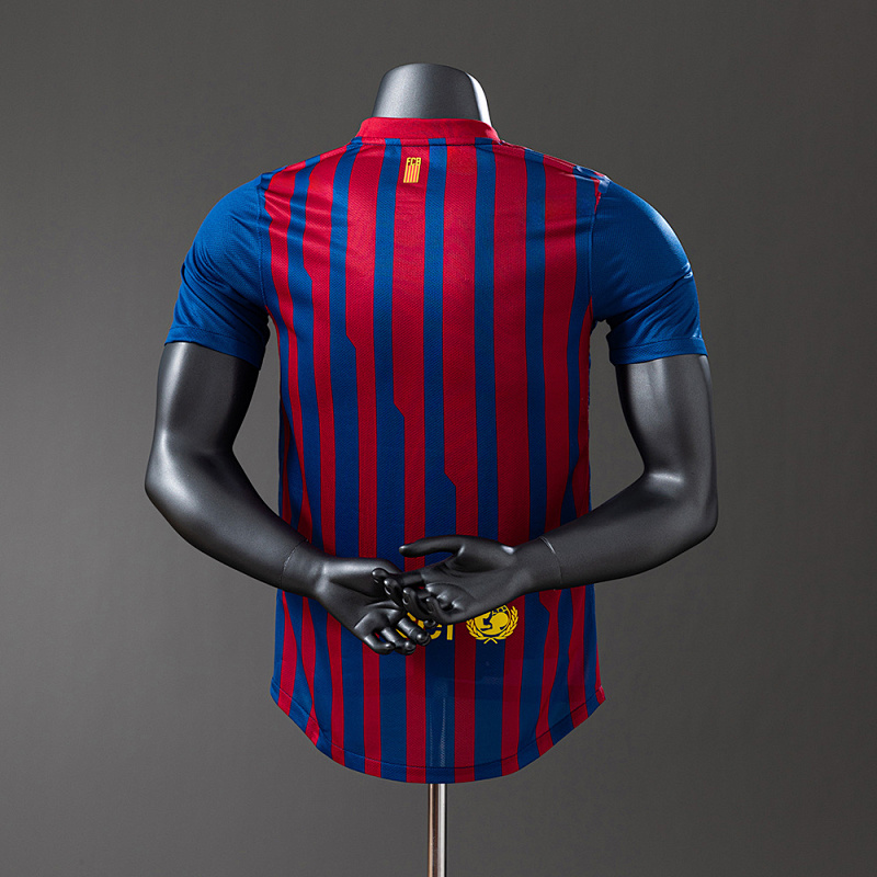 wanban-Barcelona 11/12 Home Player Version Retro Jersey · 2