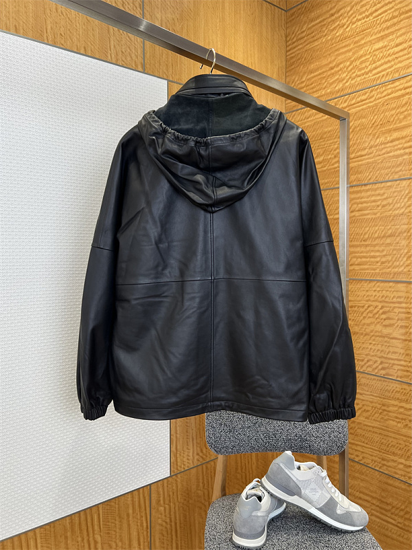 Hidden Hood Leather Jacket 8