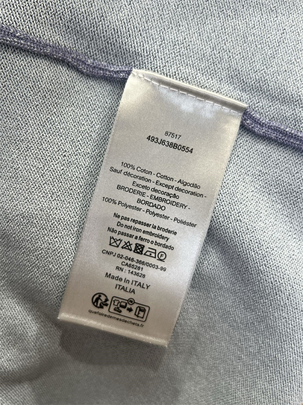 Letter Knit Casual T-Shirt · 2
