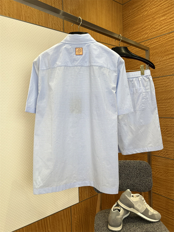 Classic Check Embroidered T-Shirt Set 9