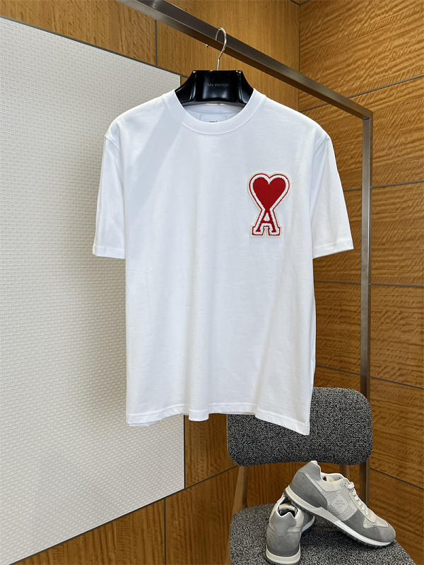 Embroidered Crew Neck Short Sleeve T-Shirt · 2