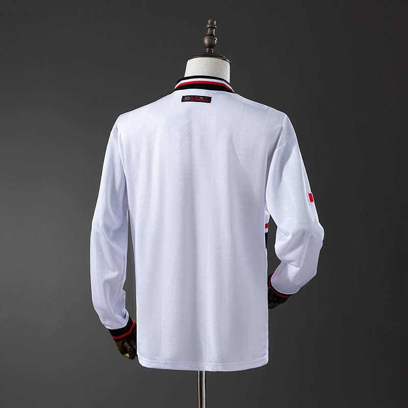 wanban-M-U 1998/99 Away Long Sleeve Retro Jersey · 2