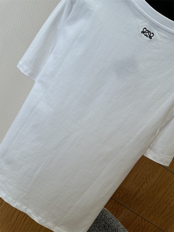 Fun Letter Cartoon Embroidery Short Sleeve Tee · 4