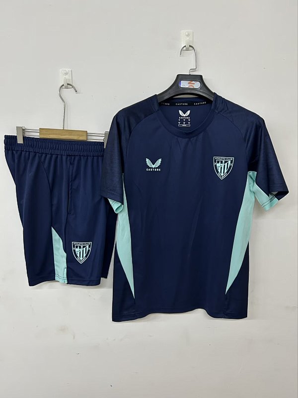 Wanban-2526 Athletic Bilbao Training Suit Royal Blue 2