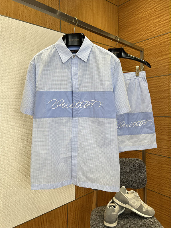 Classic Check Embroidered T-Shirt Set 10