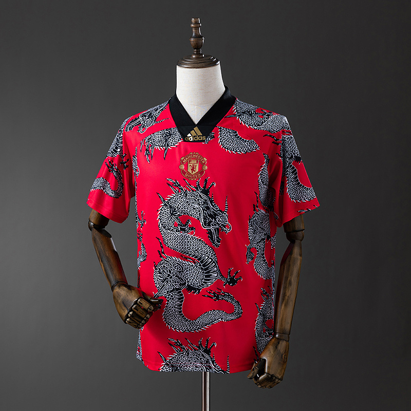 wanban-M-U 2019/20 Chinese Dragon Special Edition Retro Jersey · 2