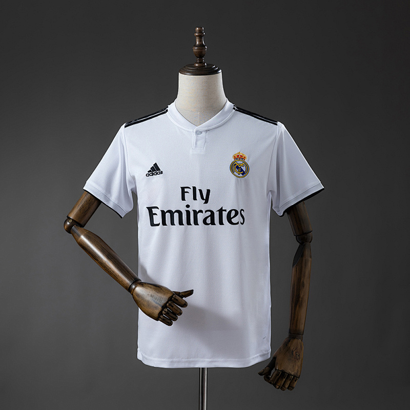 wanban-Real Madrid 18/19 Home Retro Jersey · 2