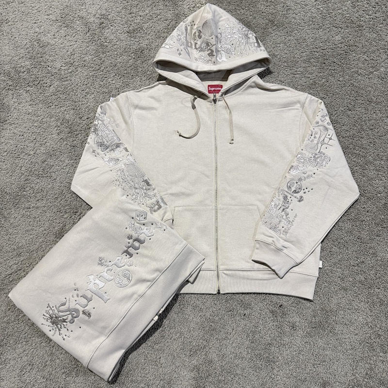 [ ⮕ ] Sup Aoi Zip Up Hooded Sweatshirt 8