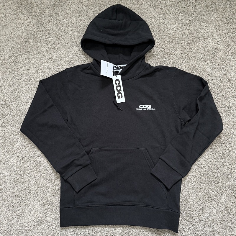 Comme des Garcons Logo Hooded Sweatshirt 6