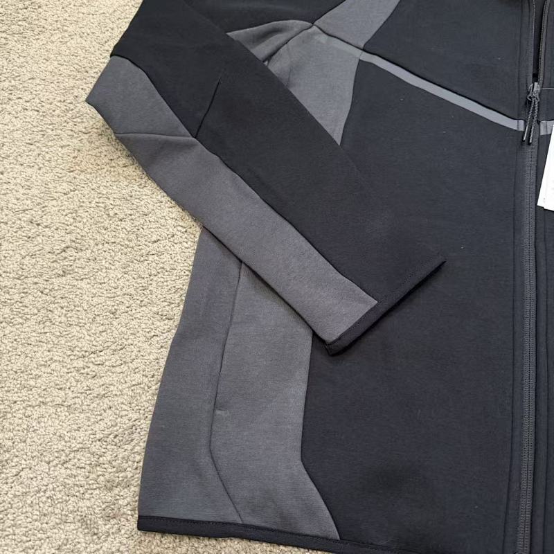 [eu/usa Version] Nk New Season Tech Fleece Suit Black/Grey Same Day Send Out 8
